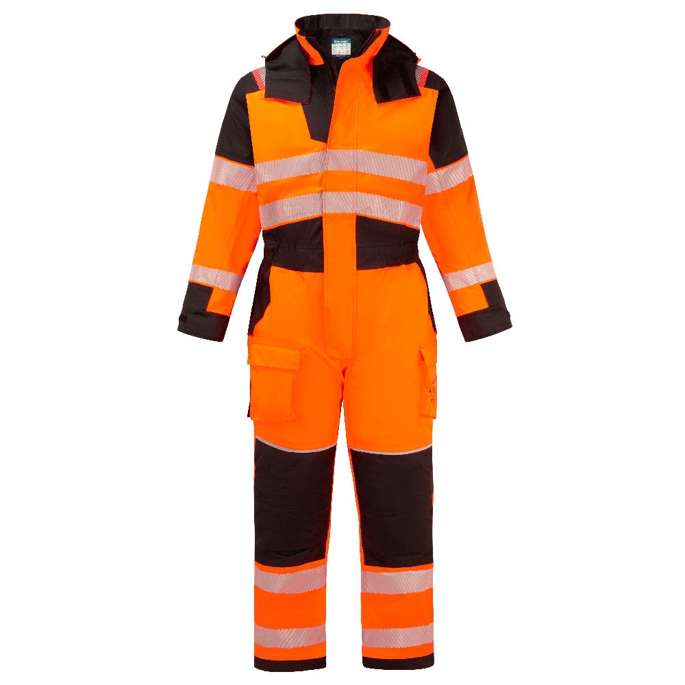 Tuta da Lavoro Portwest Alta Visibilit� FR516 Multitasche Ignifugo Impermeabile