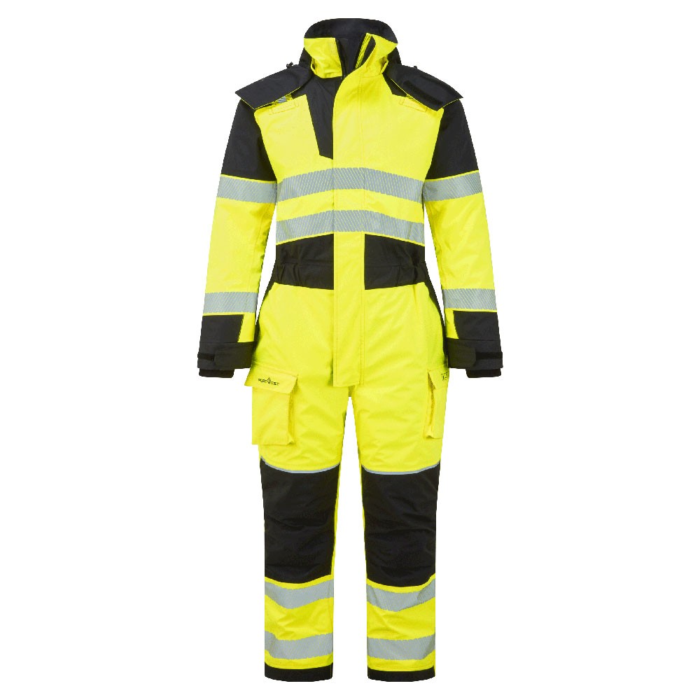 Tuta da Lavoro Portwest Alta Visibilit� FR516 Multitasche Ignifugo Impermeabile