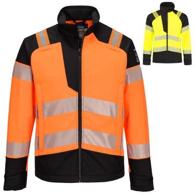 Giacca da Lavoro Portwest Alta Visibilit� FR718 Softshell Multitasche Impermeabile Multinorm