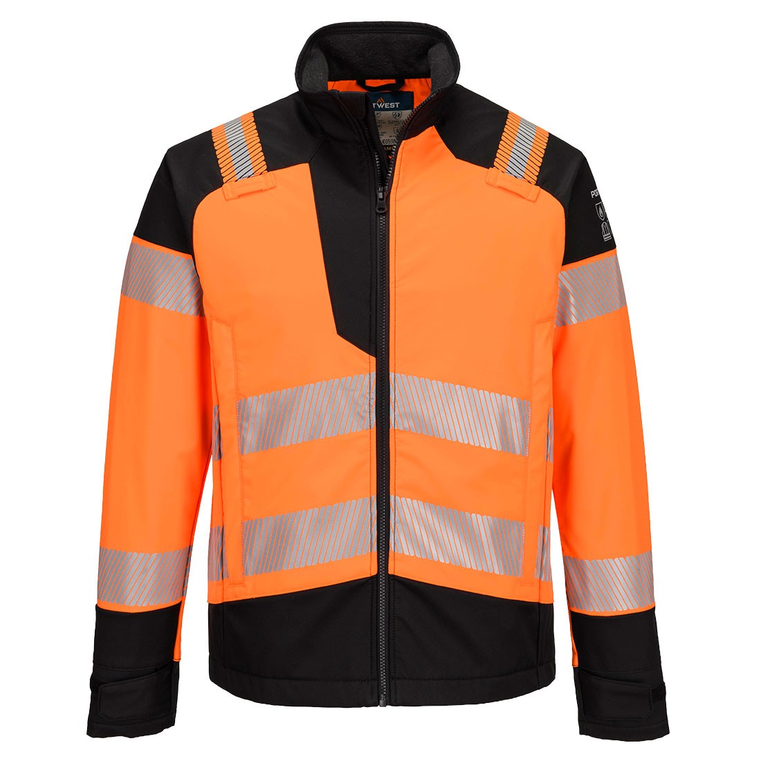 Giacca da Lavoro Portwest Alta Visibilit� FR718 Softshell Multitasche Impermeabile Multinorm