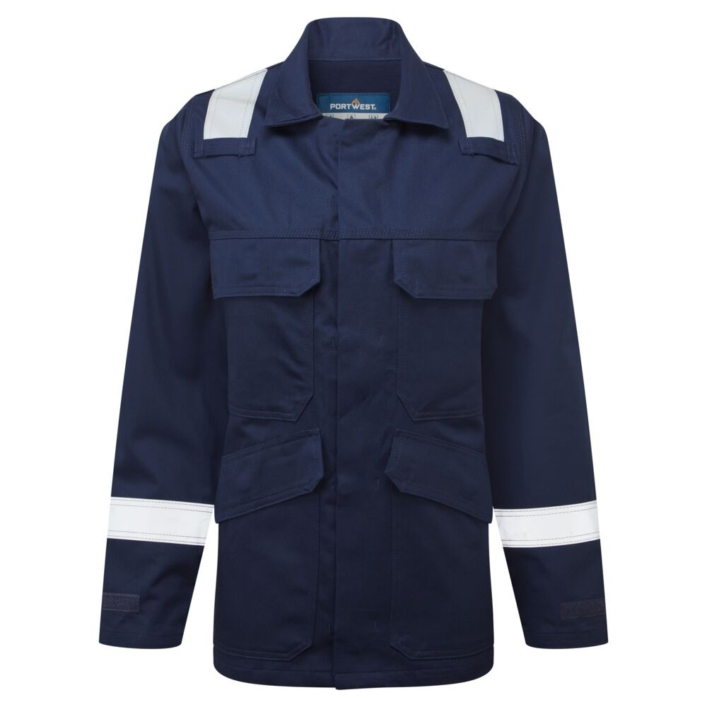 Giacca da Lavoro Portwest FR740 Bizflame Multitasche Ignifuga Antistatica Donna