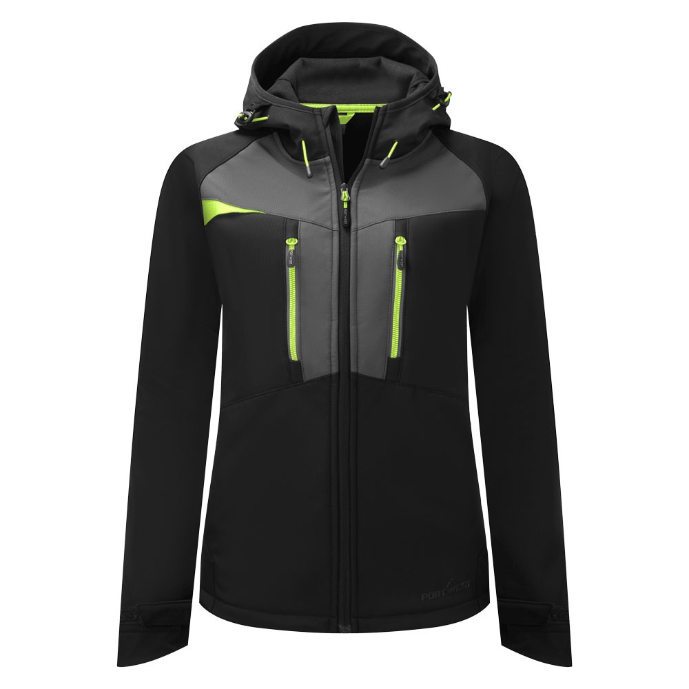 Giacca da Lavoro Portwest Softshell DX486 Multitasche Stretch Impermeabile Donna