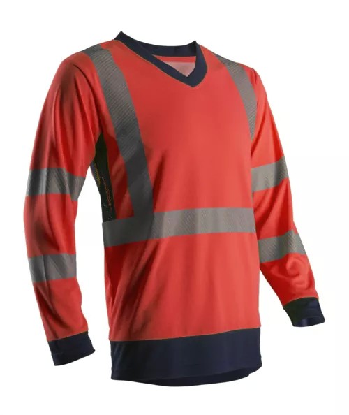 T-shirt Da Lavoro Coverguard Maniche Lunghe Suno 7SUNR Alta Visibilit�