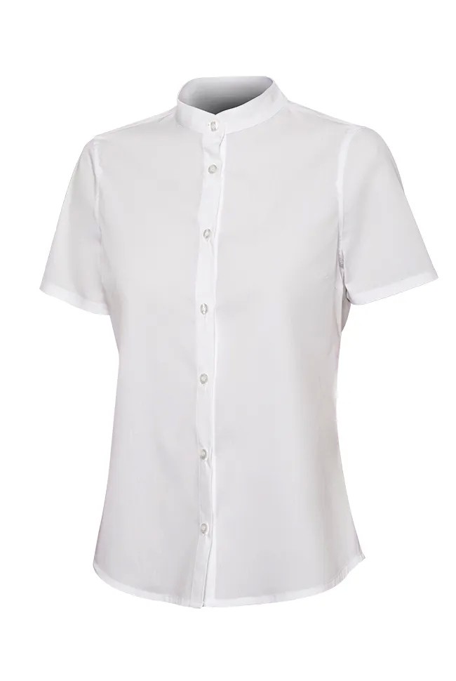 Camicia coreana maniche corte da Lavoro Stretch Velilla Lady 405014S