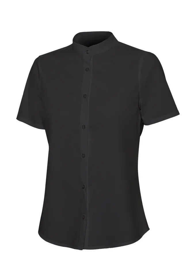 Camicia coreana maniche corte da Lavoro Stretch Velilla Lady 405014S