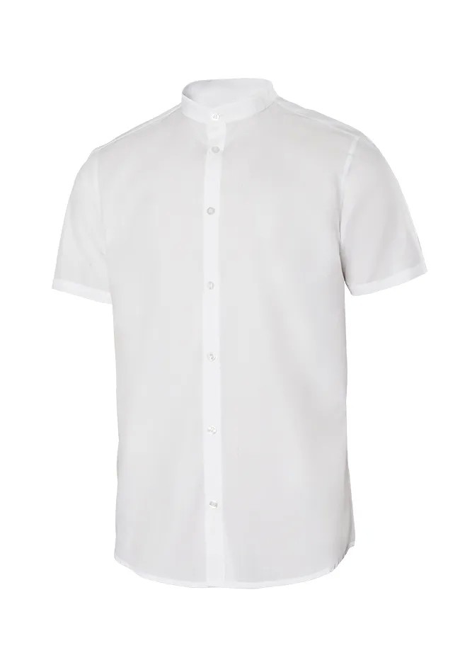 Camicia coreana maniche corte da Lavoro Stretch Velilla 405012S