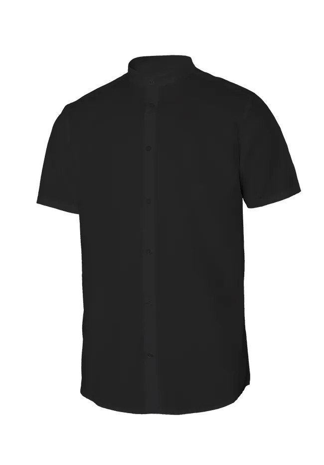 Camicia coreana maniche corte da Lavoro Stretch Velilla 405012S