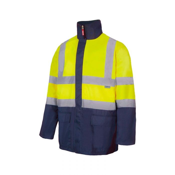 Parka bicolore 4 in 1 da Lavoro Alta Visibilit� Multitasche Velilla 306003