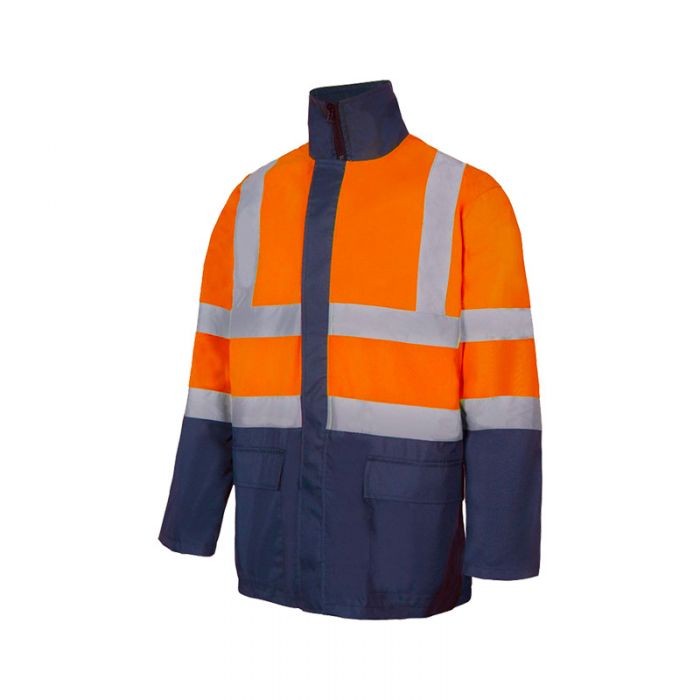 Parka bicolore 4 in 1 da Lavoro Alta Visibilit� Multitasche Velilla 306003