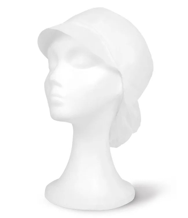 100 Pezzi - Cuffia monouso con visiera da Lavoro Velilla Lady 584001