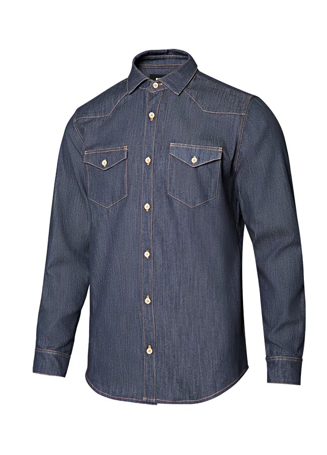 Camicia manica lunga in Jeans da Lavoro Stretch Velilla 405006S