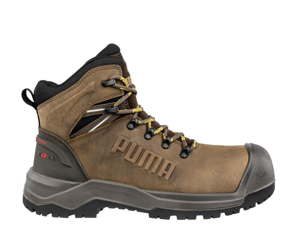 Scarpe antinfortunistiche Puma Iron HD Brown Mid S3S FO LG CI SR 632710
