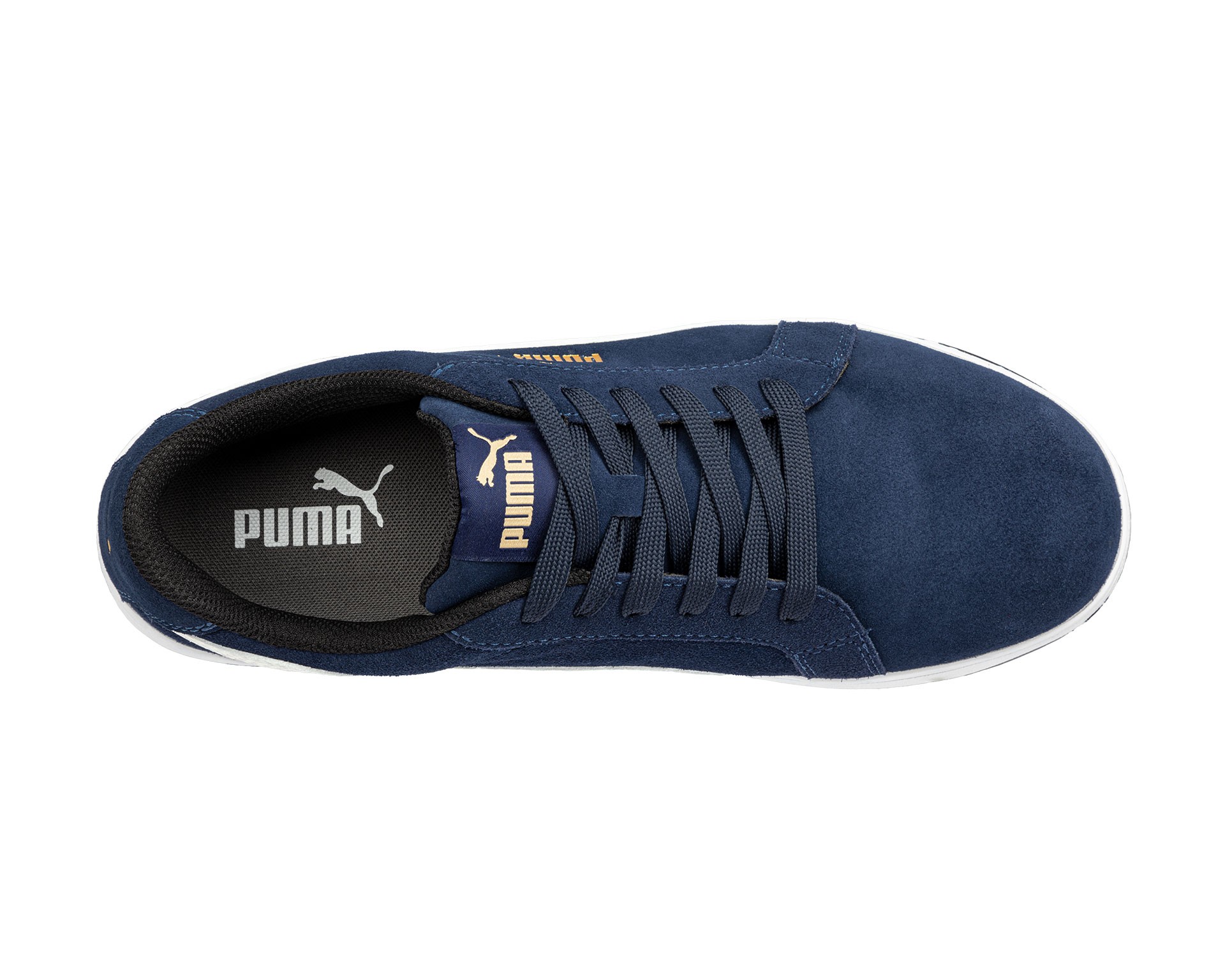Scarpe antinfortunistiche Puma Iconic Suede Navy Low S1P FO HRO ESD SRC 640020