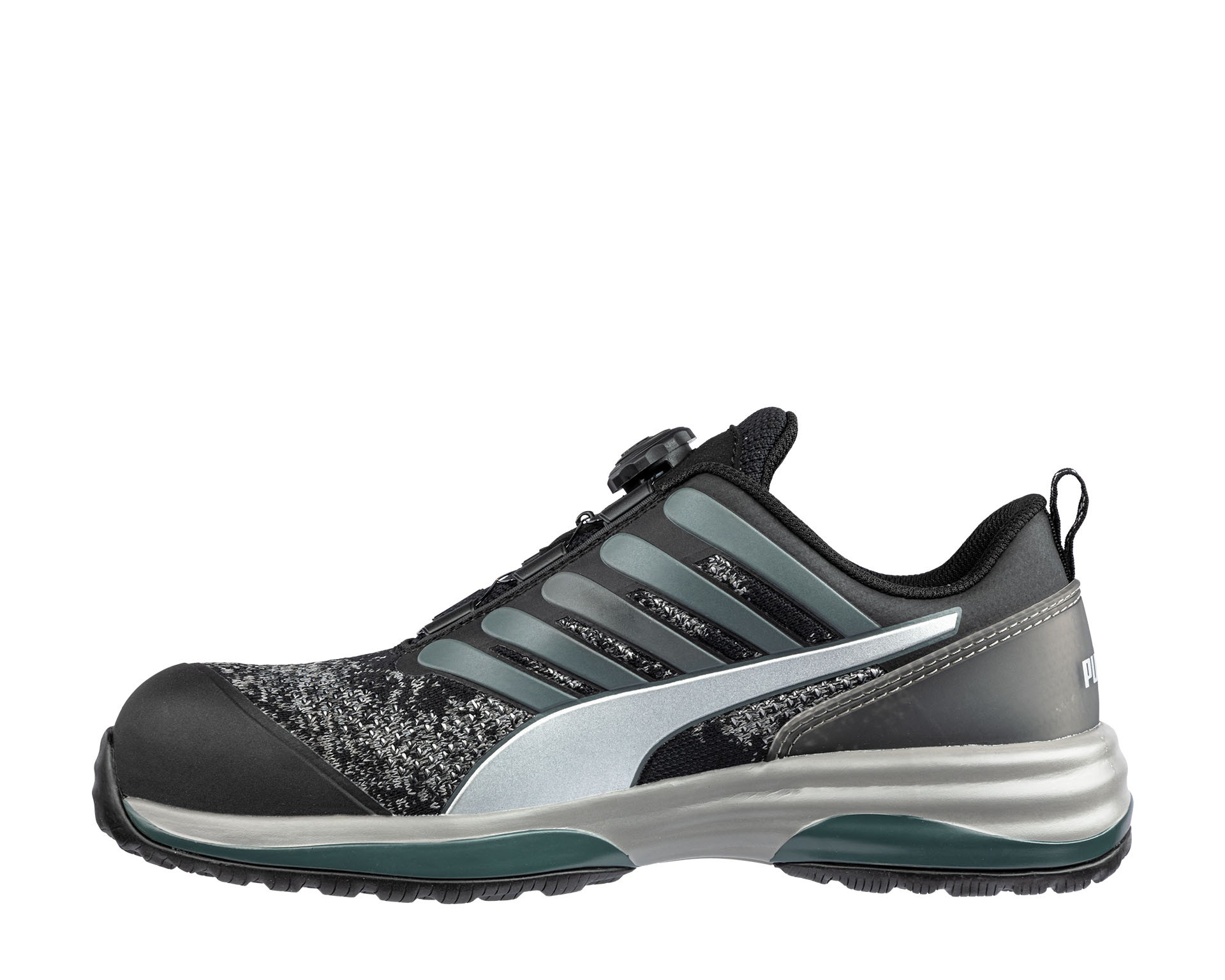 Scarpe antinfortunistiche Puma Charge Black Disc Low con chiusura BOA S1P HRO ESD SRC 644541