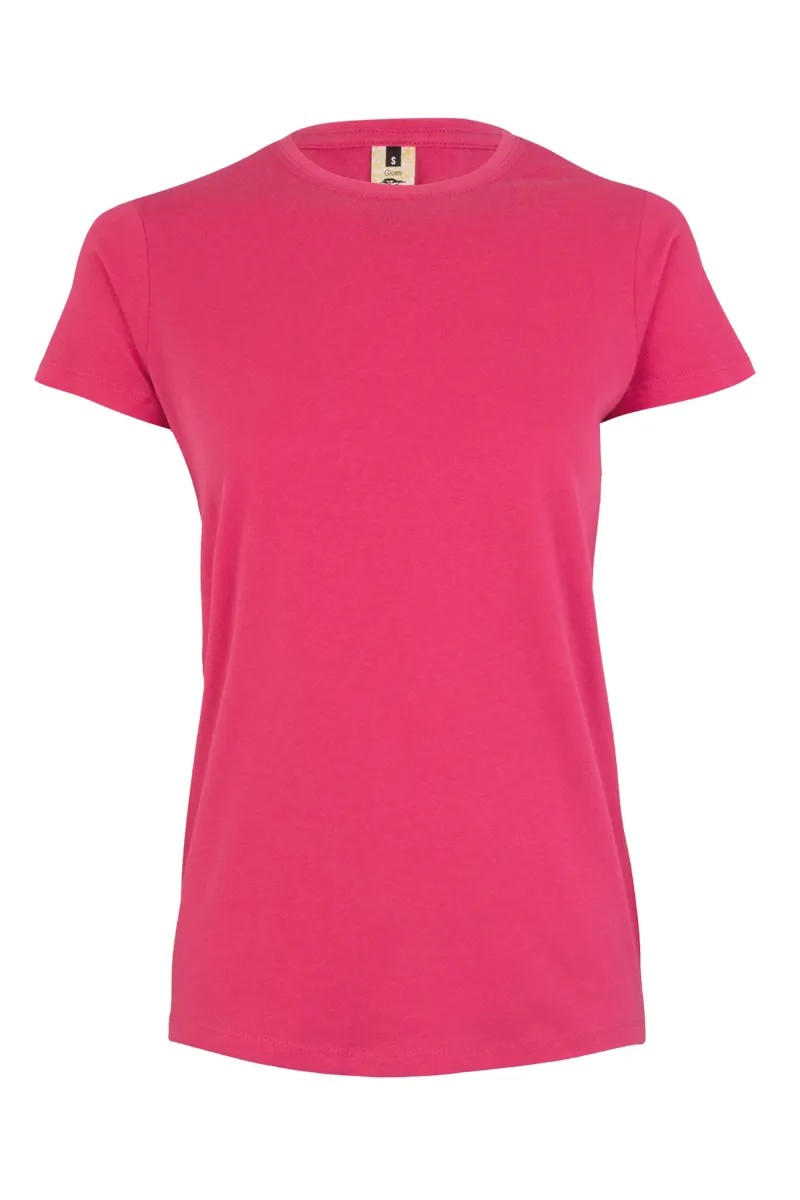 T-Shirt girocollo da Lavoro 100% Cotone Velilla Coral Lady MK170CV