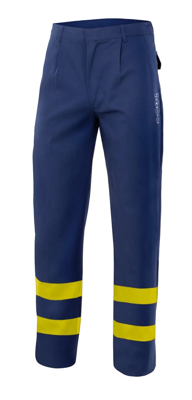 Pantalone da Lavoro Alta Visibilit� Ignifugo Antistatico Multitasche Velilla 603002