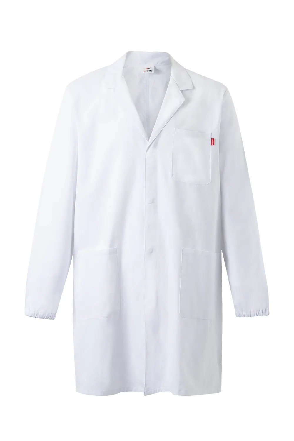 Camice Sanitario Unisex da Lavoro 100% Cotone Multitasche Velilla 539005