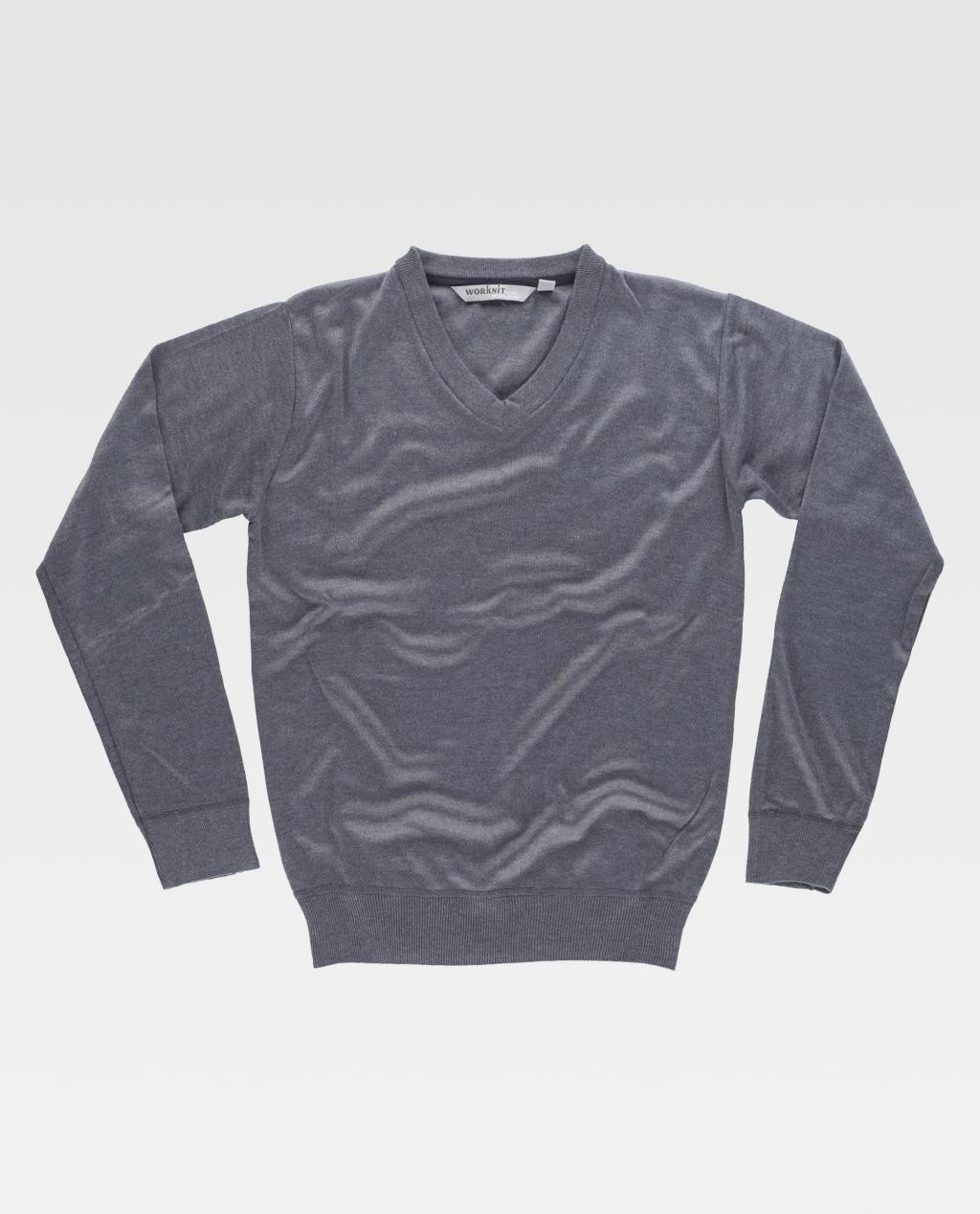 Maglia da Lavoro Workteam con Collo a V S5600