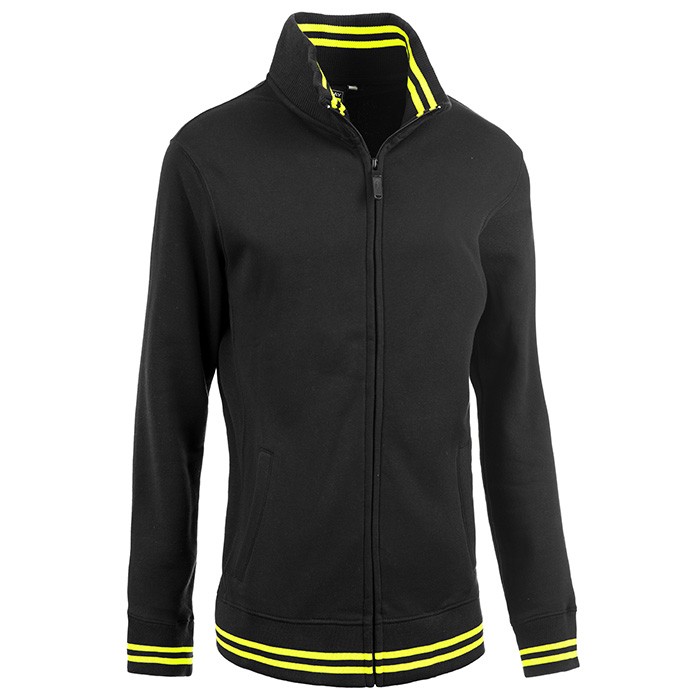 Felpa da Lavoro Stretch Da Donna Zip Intera Sottozero Butterfly Black Line E0932