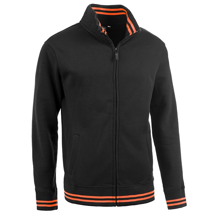 Felpa da Lavoro Stretch Zip Intera Sottozero Eagle Black Line E0931