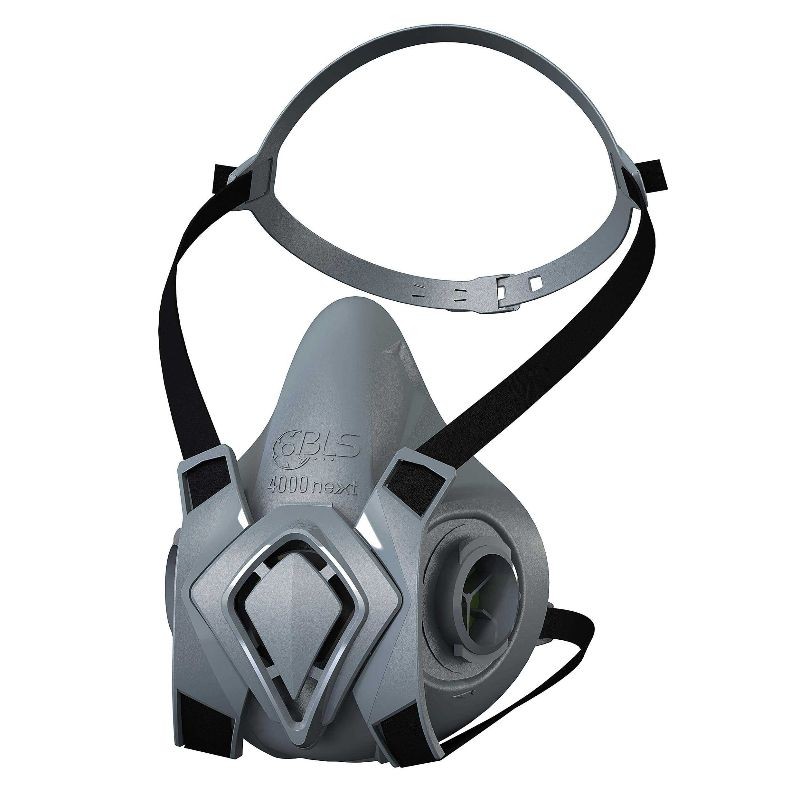 Semimaschera da lavoro in gomma Logica BLS4000/R