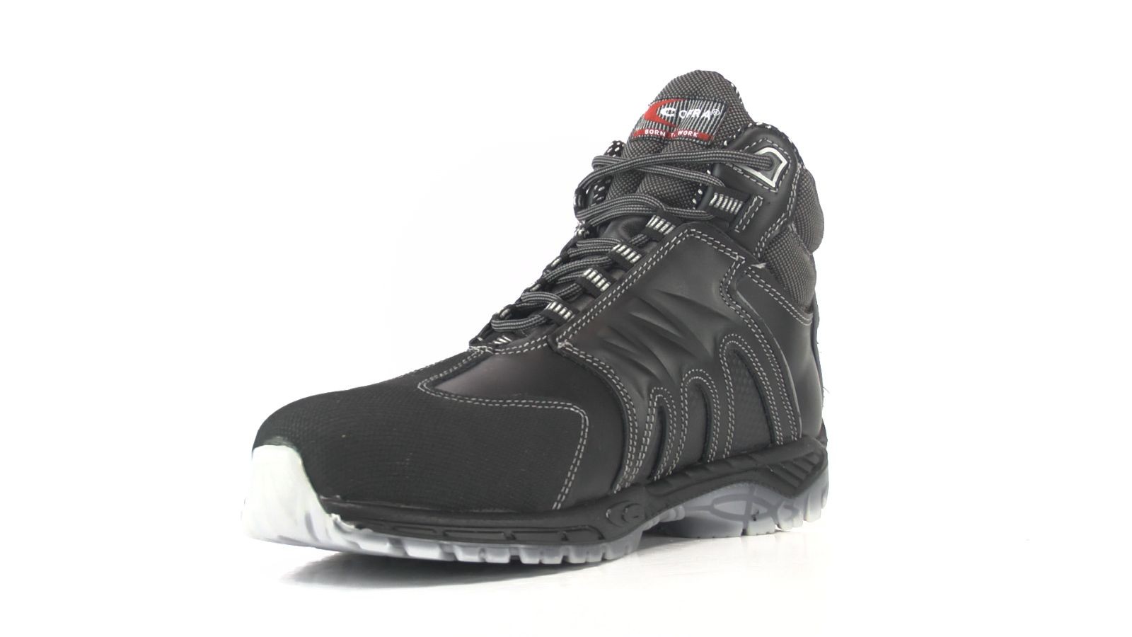Scarpe S3 Cofra Back Hand 30010, tessuto idrorepellente