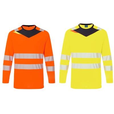 T-Shirt da Lavoro Alta Visibilit� Manica Lunga Portwest DX416
