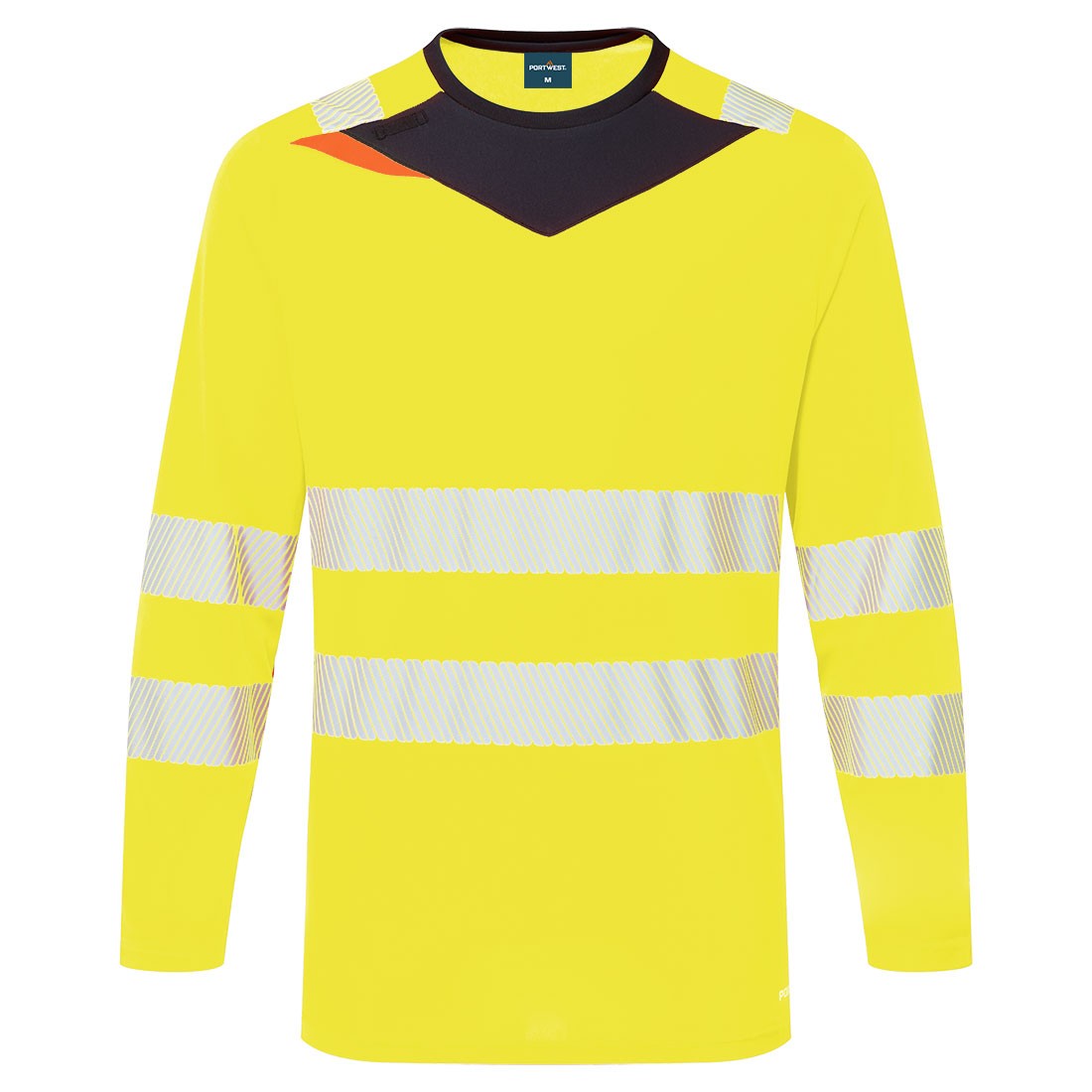 T-Shirt da Lavoro Alta Visibilit� Manica Lunga Portwest DX416
