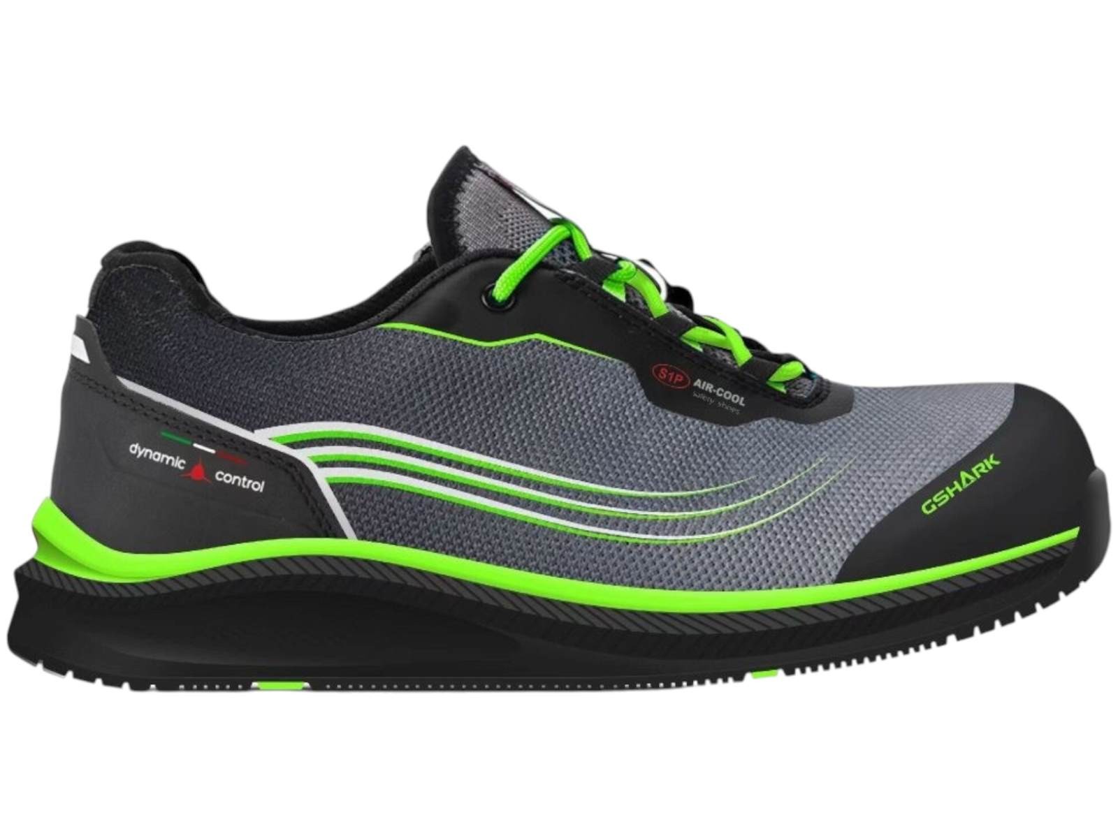Scarpe Antinfortunistiche Ultraleggere GShark Squash 2.0 Verde S3 SRC Estive Traspiranti Comode Antiscivolo