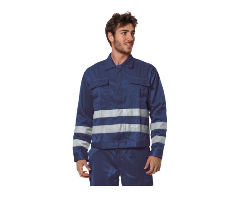 Giubbino da lavoro Alta visibilit� 100% cotone Logica 9045AID-L