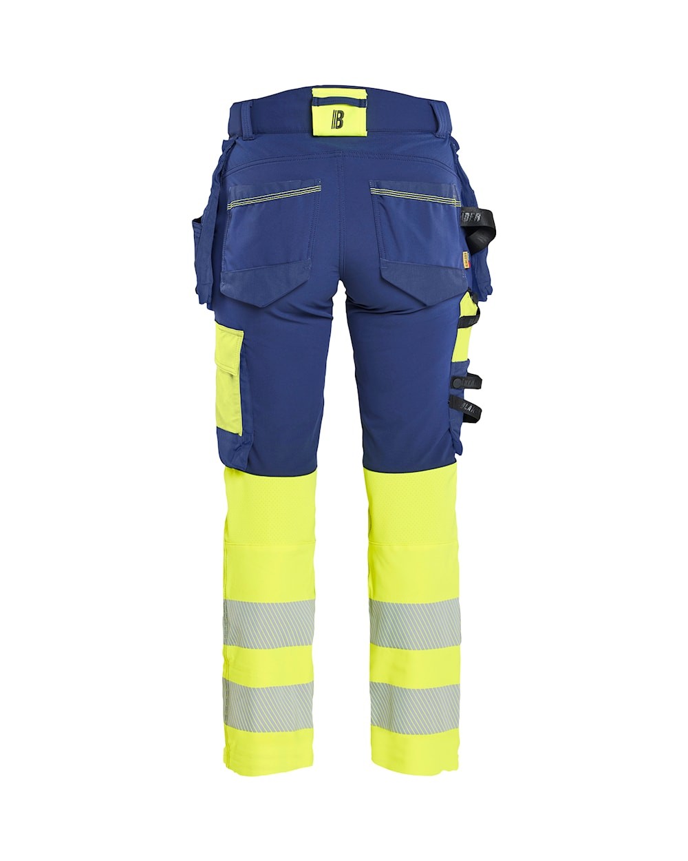 Pantaloni da Lavoro Alta Visibilit� Stretch Multitasche Blaklader 4-Vie Donna 702516488933C42