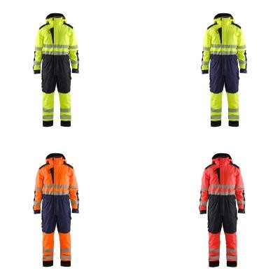 Tuta da Lavoro Multitasche Alta visibilit� Blaklader Impermeabile con capuccio 672519773389L