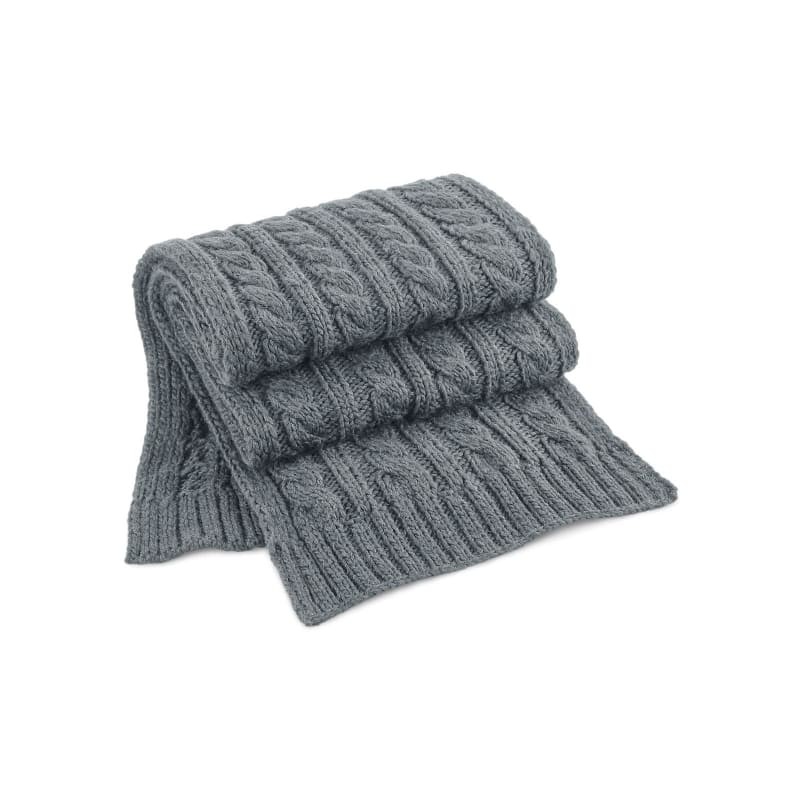 Sciarpa Cable Knit Melange Scarf Beechfield - B499