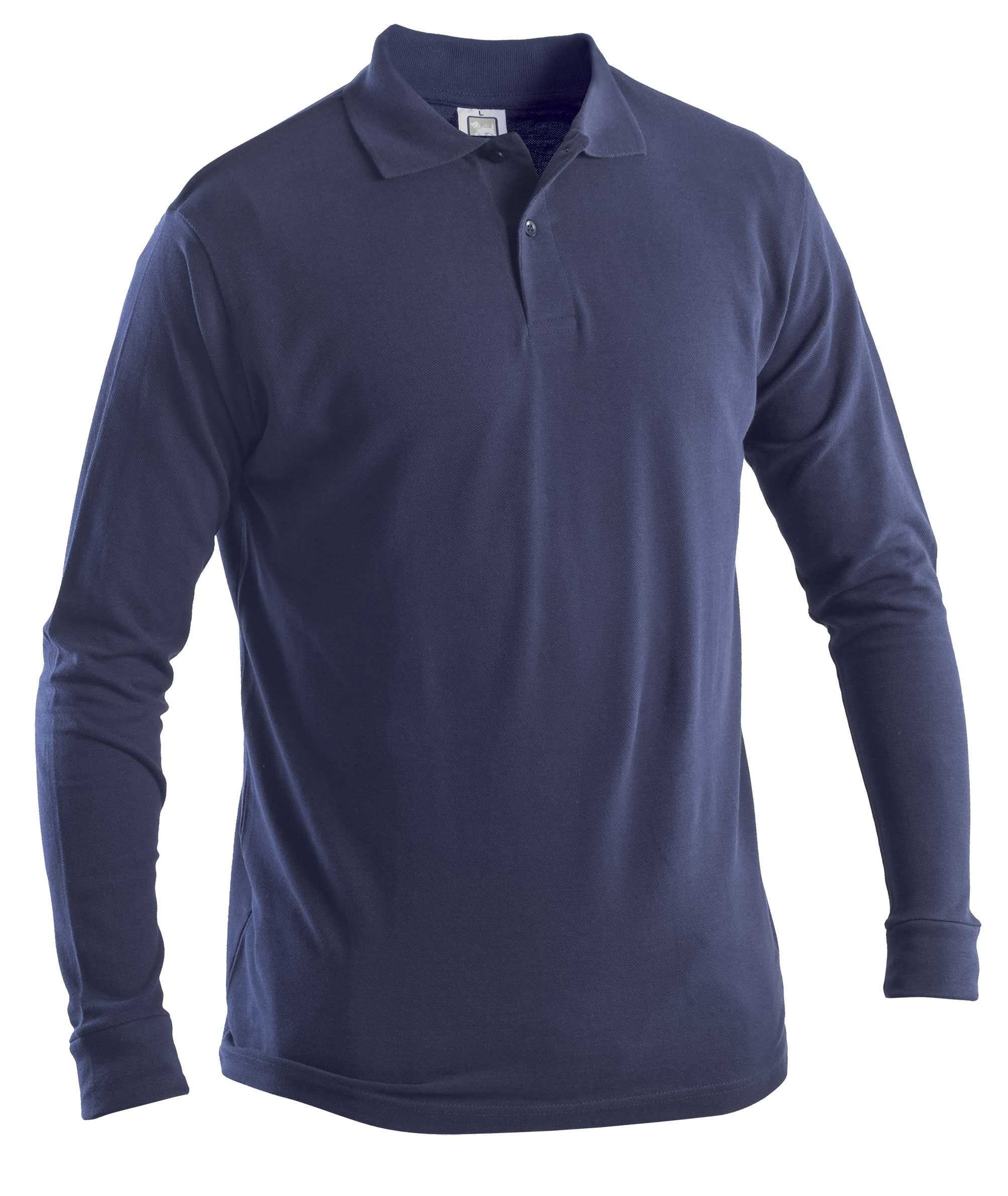 Polo da lavoro manica lunga 100% cotone pettinato P&P Loyal STP35 102