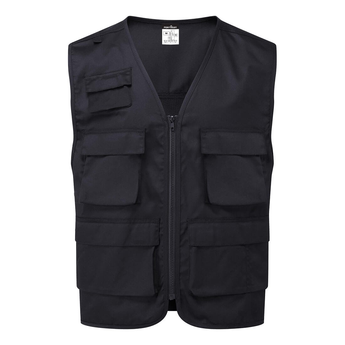 Gilet da Lavoro Multitasche Zip Intera Portwest C704
