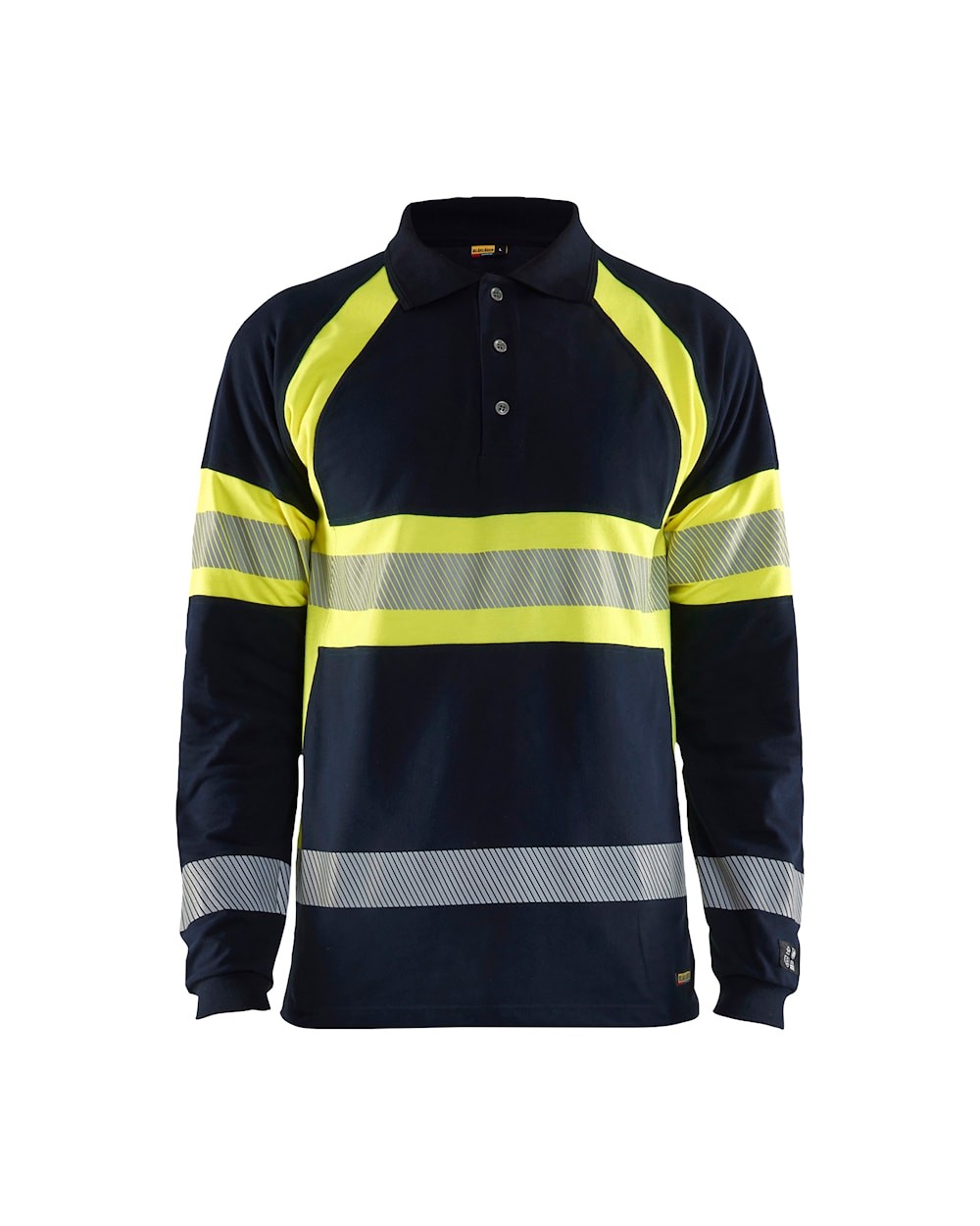Polo da Lavoro manica lunga Blaklader alta visibilit� multinorma ignifugo antistatico 343817418933L