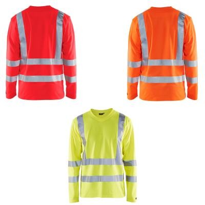 T-Shirt da Lavoro Alta Visibilit� Blaklader protezione raggi UV maniche lunghe 338110703300L