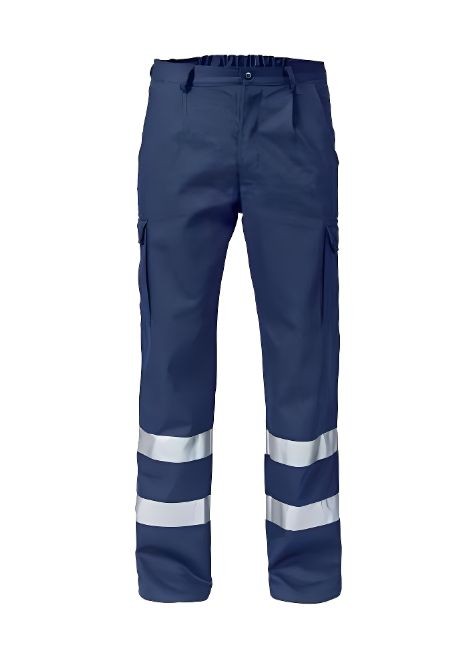 Pantaloni da Lavoro Alta Visibilit� 100% Cotone Multitasche Siggi Step One Workwear 21SE0545