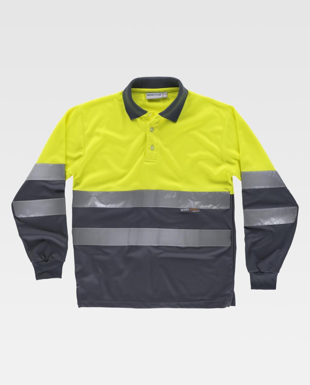 Polo da Lavoro Combinata Alta Visibilit� C3870 - Workteam