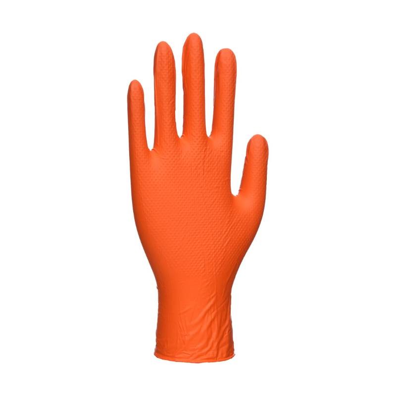 100 Pezzi - Guanti da Lavoro Monouso HD Portwest Orange - A930 Portwest