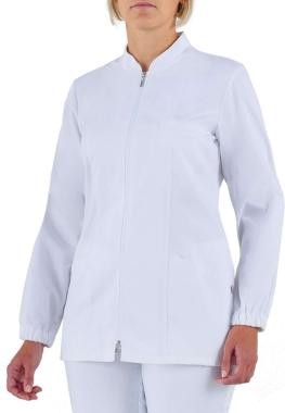Casacca da Lavoro Giblor's Antibatterico Alice con Zip Donna 20P03K230
