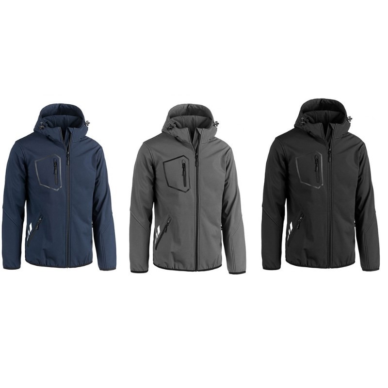 Giubbotto da Lavoro Multitasche Softshell Stretch Impermeabile Sottozero Stream 31900