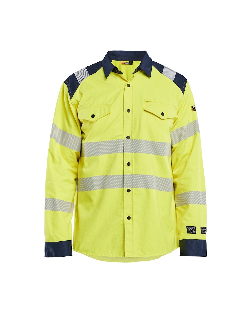 Camicia da Lavoro Blaklader multinorma ignifugo alta visibilit� antistatico 323915173389L