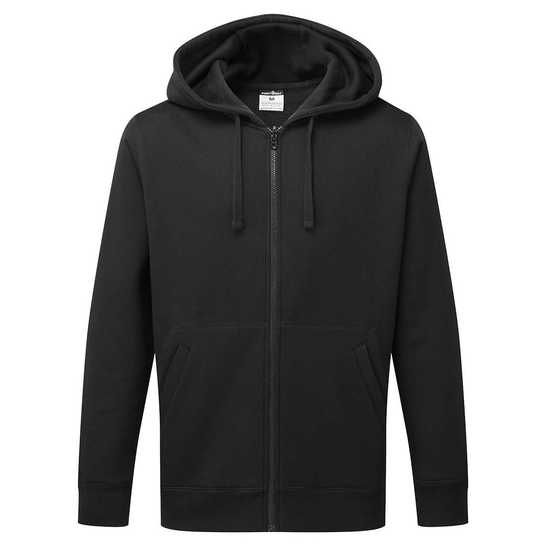 Felpa da Lavoro Con Cappuccio Zip Intera Portwest B312