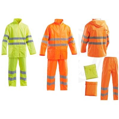 Completo da Lavoro Alta visibilit� Kit Pioggia P&P Loyal H2OPU 304