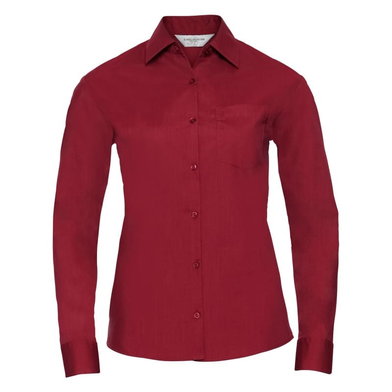 Camicia Da Lavoro in Policotone a Maniche Lunghe da Donna Russell - JE934F