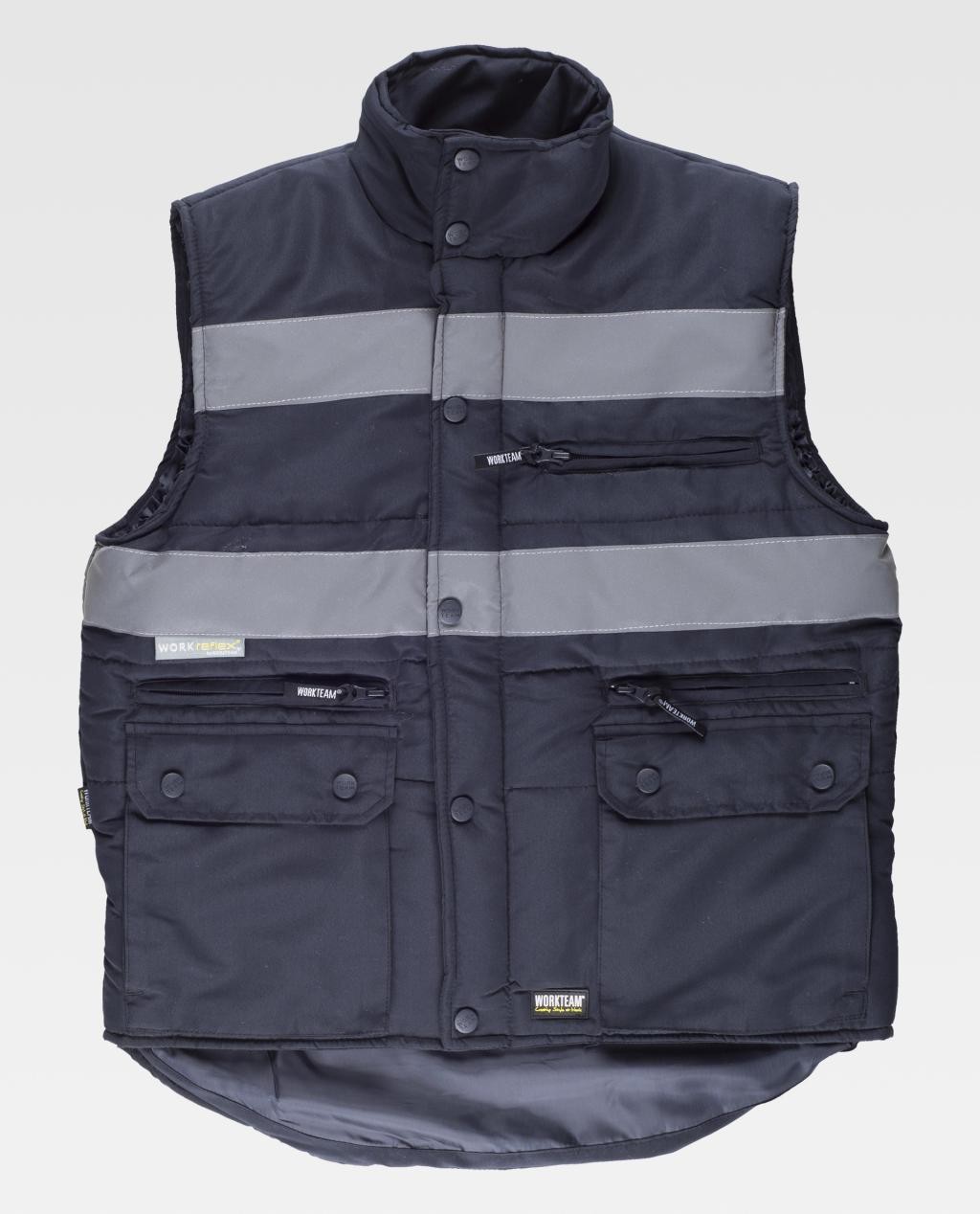 Gilet da Lavoro Imbottito Multitasche S3207 - Workteam