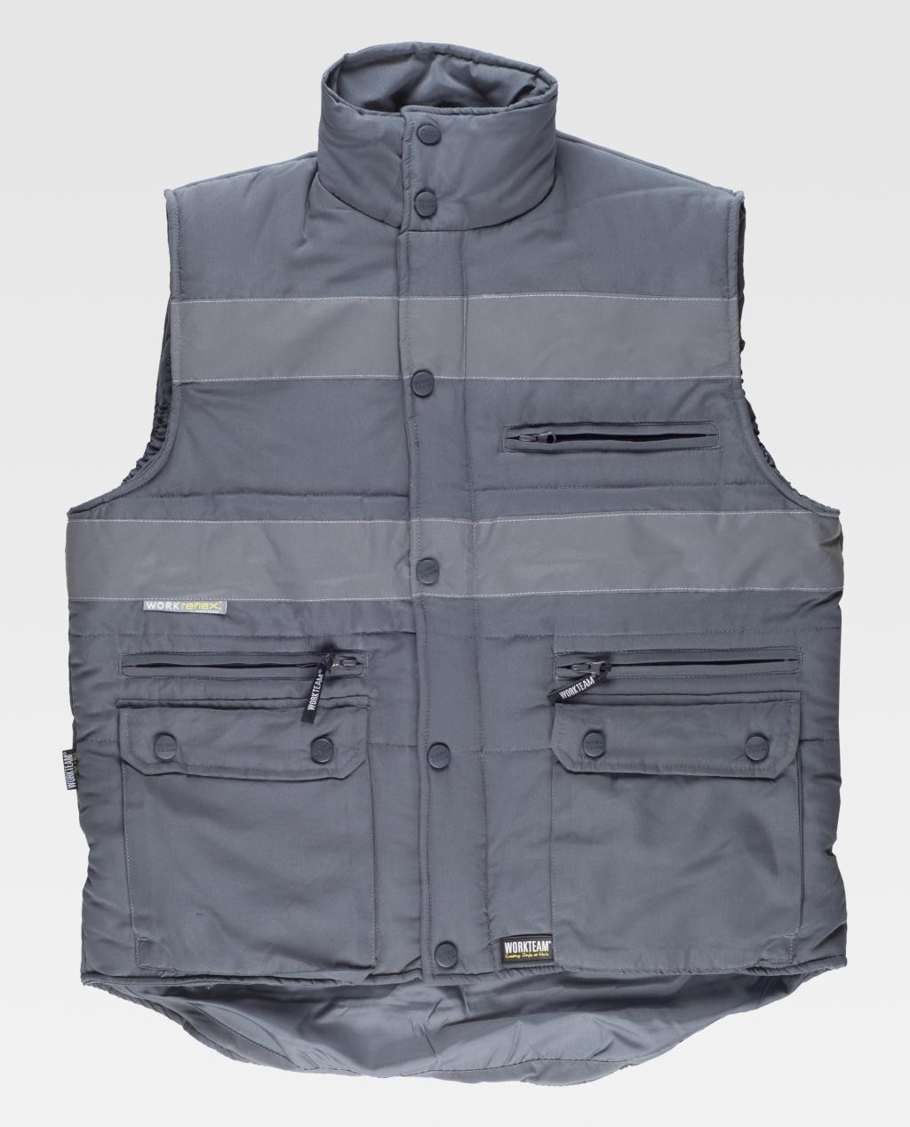 Gilet da Lavoro Imbottito Multitasche S3207 - Workteam