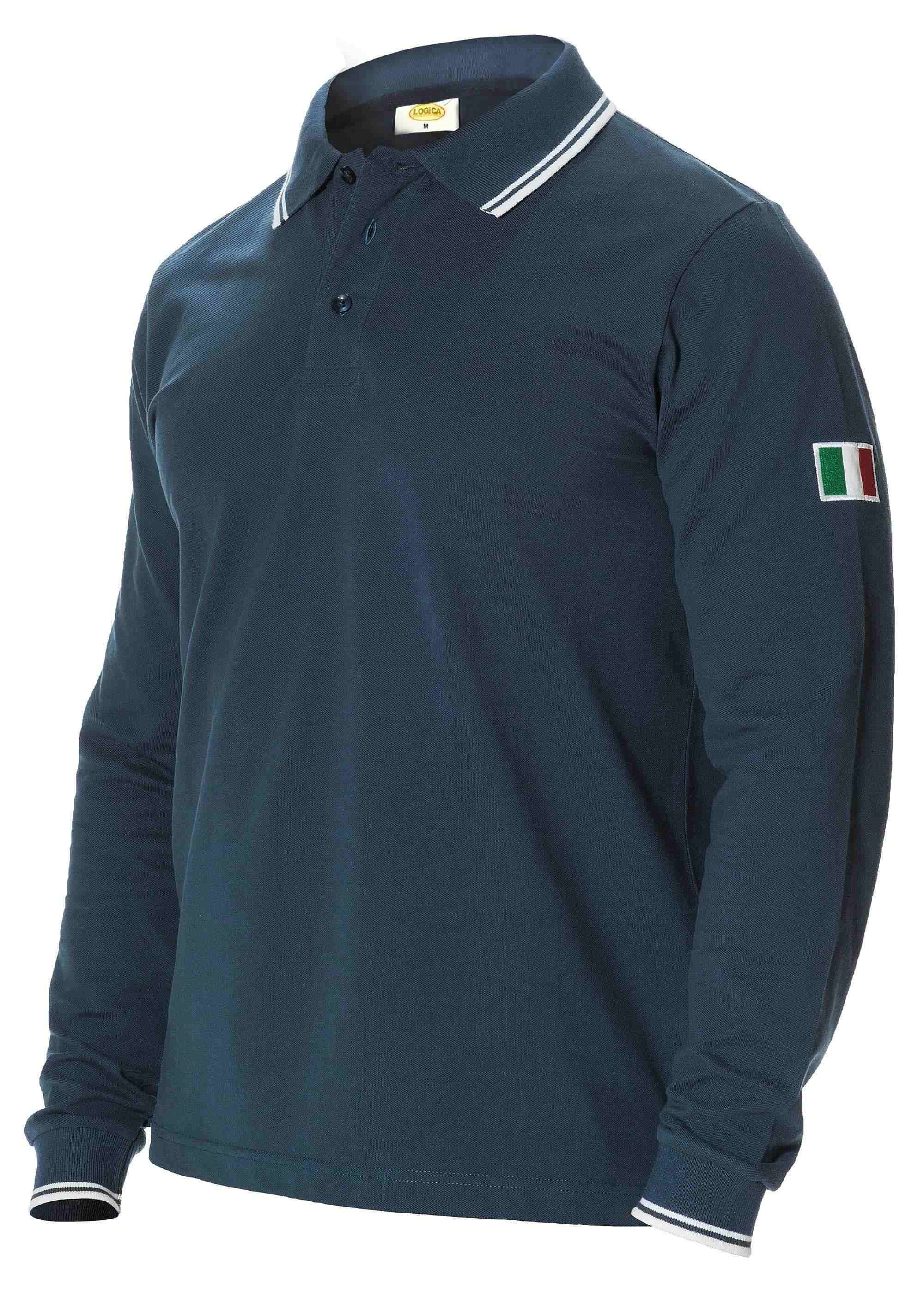 Polo da Lavoro maniche lunghe Logica 100% Cotone RALF1-L