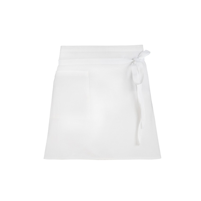 Grembiule Corto da Lavoro da Cuoco 100% Cotone Giblor's Bari Q8H00198